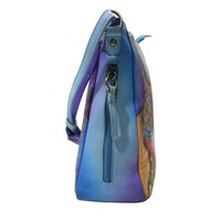 Woman Leather Hand Painted Shoulder Bag