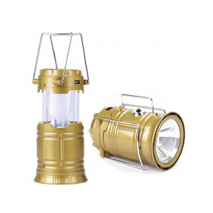 6 + 1 LED Solar Emergency Light Lantern USB Mobile Charging 2 Power Source Solar Lithium Battery