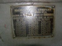 Michigan T 567 Gear Shaver Cutter Grinder For Sale