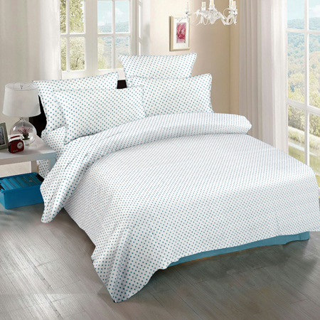 White Dotted Bed Sheets