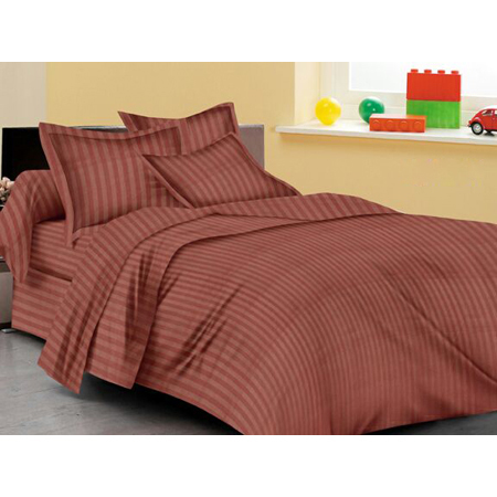 Shrink Resistant Coffee Brown Bedsheets