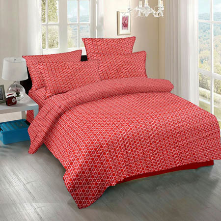 Red Soft Satin Bed Sheets
