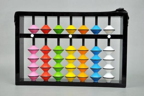 Multicolour Teacher Abacus 7 Rod