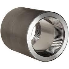 Carbon Steel Coupling - Female Connection, 4-5mm Thickness | Manual Polish Finish, Round Shape, ASTM Standard