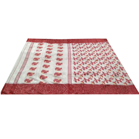 Ladies Fulia Dhakai Jamdani Saree