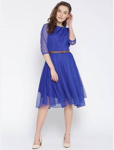 Stylish Western Apparel - Other, S, M, L, XL, XXL, Royal Blue | Casual, Full Sleeves, No Fade, Washable, Plain Dyed, Length 38 - 39