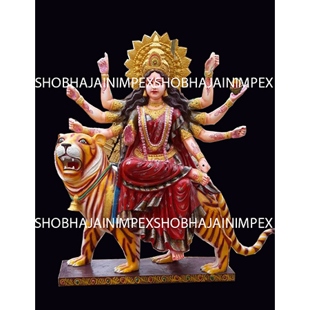 Durga Mata Fiber Statue By SHOBHA JAIN IMPEX