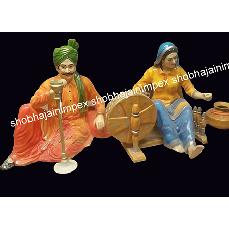 Seating Punjabi Statues