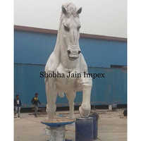 Horse Fiber Statue