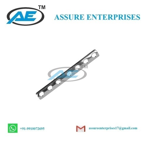 One Third Tubular Plate With Collar Grade: 316L