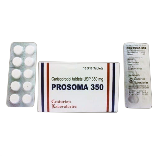 350 Mg Prosoma Tablets Generic Drugs