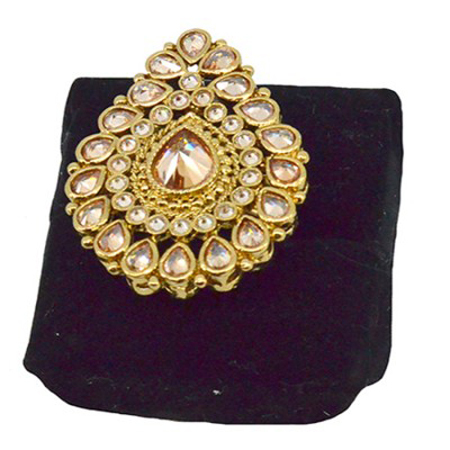 Antique LCT With Reverse AD Finger Ring