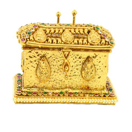 Hi Gold LCT Ruby Onex Austrian Diamond With Pearl Reverse AD Sindoor Dabbi