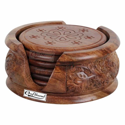 Wooden Tea Coaster