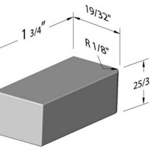 Corner Block Tungsten Bucking Bar