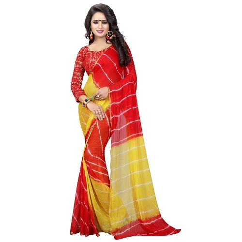 Chiffon Printed Saree