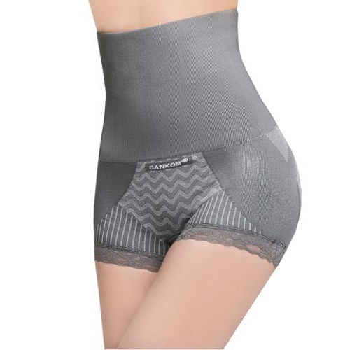 Women Bamboo Gray Patent Briefs