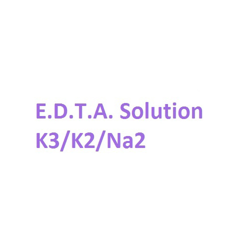 E.D.T.A. Solution