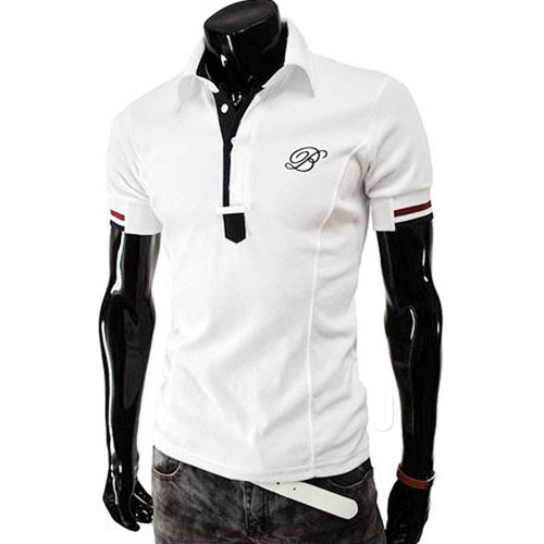 Mens Polo White T-Shirt