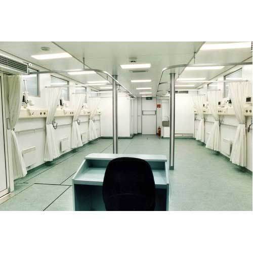 Modular ICU - Steel & FRP, 20x20 Feet | Fully Air-Conditioned, Customizable, Easily Assembled, Emergency Ready, Reliable, Prefab Design