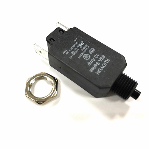 88A-13-BB0N Thermal Circuit Breaker - Thermoplastic, 45x35x20mm, 88A | 10kA Breaking Capacity, Overcurrent Protection, Thermal Trip