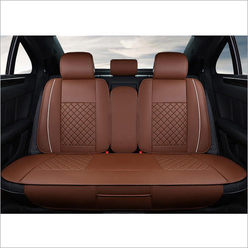 Brown Car Back Seat Cover