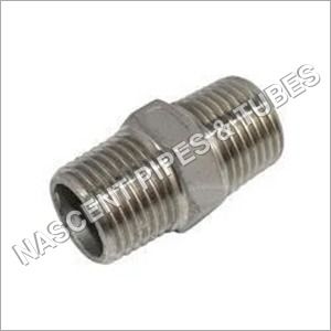 Silver Stainless Steel Socket Weld Parallel Nipple Fitting 321