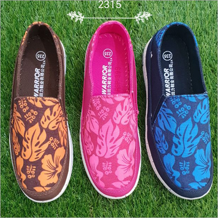Ladies Sports Shoes - Cotton & Fabric, Size 36-40 | Slip Resistant Sole, Comfortable Fit, Easy to Clean, Skin Friendly