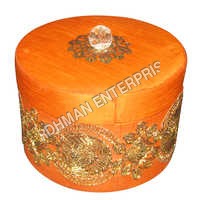 Round Jari Lace box