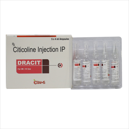 Citicoline Injection IP - 10 Boxes Liquid Formulation | For Alzheimer's Disease, Glaucoma, and Stroke Recovery, Supports Depression & Sleep Disorders