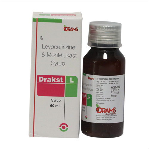 Levocetirizine & Montelukast Syrup - 60 Milliliter Liquid | Allergy Relief, Blocks Histamine, Soothes Itching and Hives