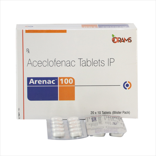 Aceclofenac Tablets - 10 x 10 Blister Pack | Effective Pain Relief for Osteoarthritis, Rheumatoid Arthritis & Ankylosing Spondylitis