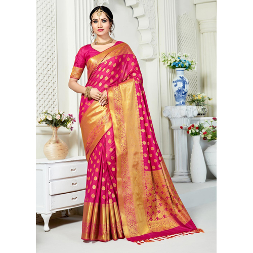 Ladies Embroidery Silk Saree