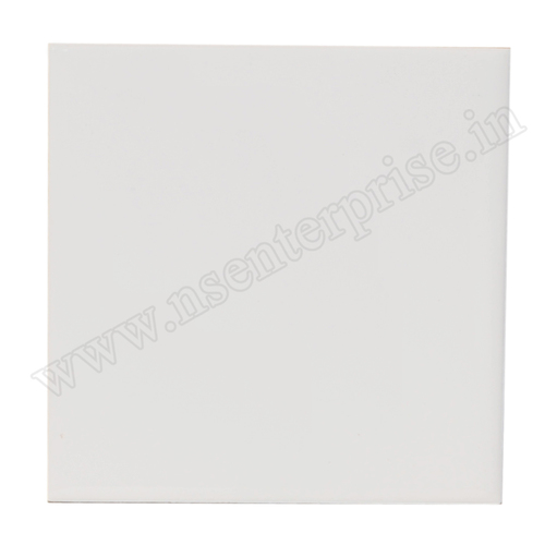 15*15 Tiles - Ceramic, 15x15 Cm, White | Sublimation Coating For Vibrant Color Combinations, Ideal For Home Decoration