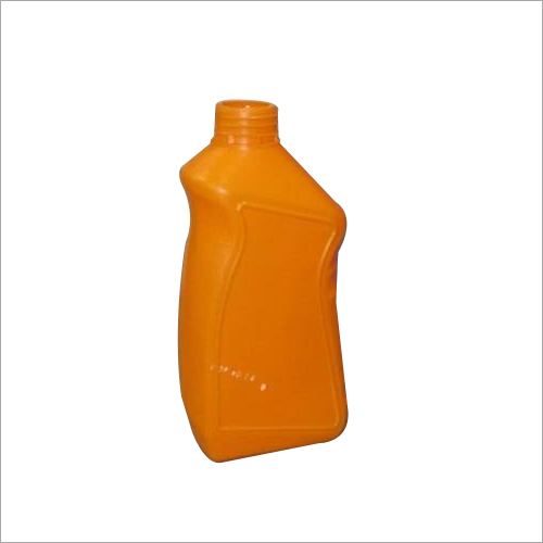 Orange Mobil oil Bottle