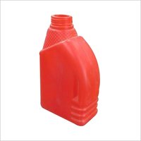 Red engine oil bottle