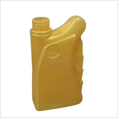 Golden engine oil botle