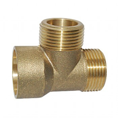 Gold Brass Forged Tee Fittings