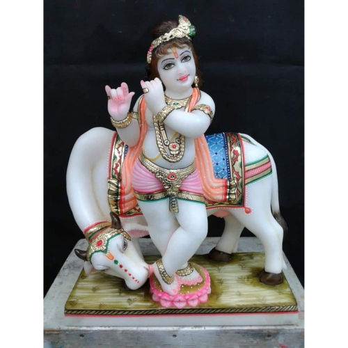 Marble Krishna Statue