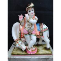 Marble Krishna statue