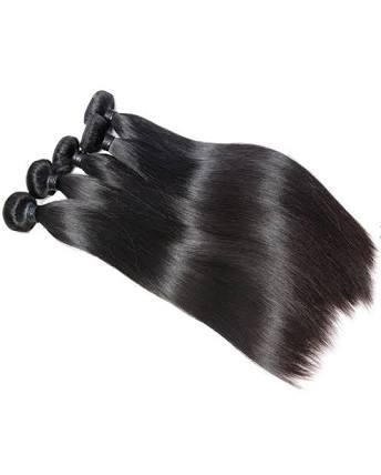 Human Hair - Raw Indian Remy Hair 6 to 36 Inch Lengths Tangle Free Natural Black & Brown Colors Suitable for All Genders Lifetime Warranty Available in Straight Wavy & Curly Styles