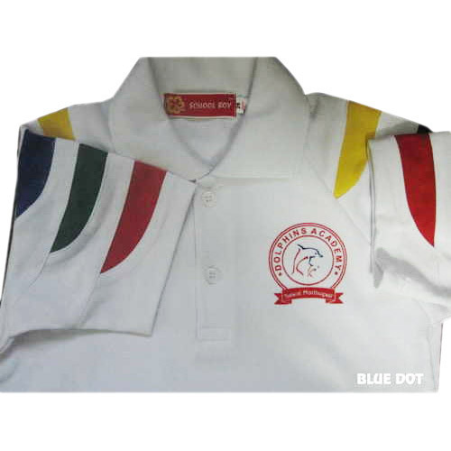 School Uniform T Shirt Collar Style: Standard