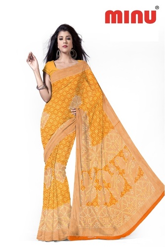 Anupriya - Cotton Silk Fabric, Printed Design , Elegant Indian Style