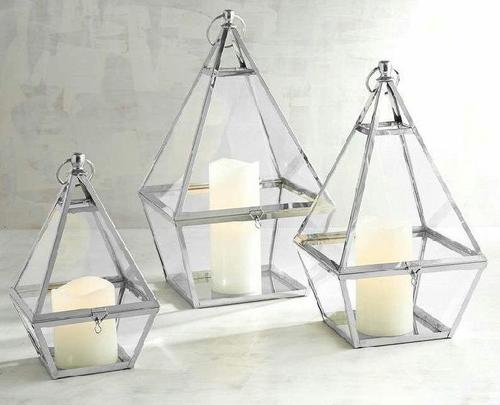 Metal Pyramid Lantern