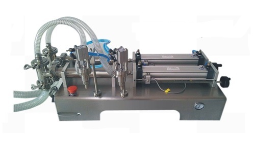 Semi Automatic Pneumatic Piston Based Liquid Filling Machine