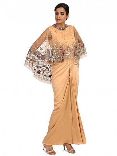 Orange Knee-Long Kurti