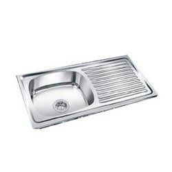 Single Bowl With Drain Board Sink