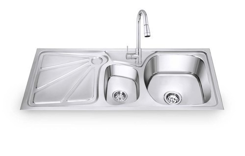 Single Bowl Drain Board With Vegetable Bowl Sink