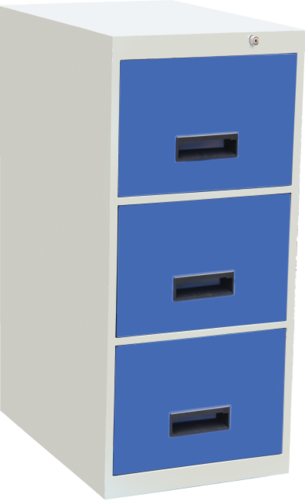 Stainsteel 3 Drawer Filing Cabinet