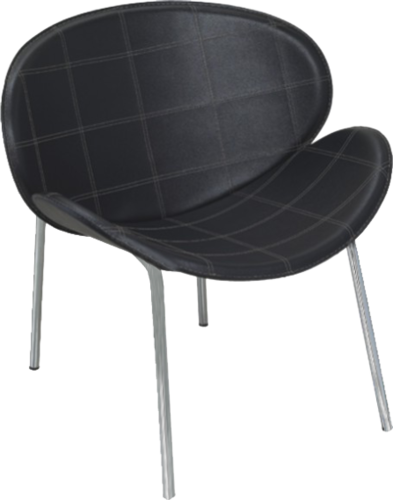 Visiting Chair - Stainless Steel Frame Iron Structure | Reliable Comfort and Contemporary Design